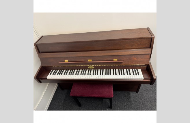 Kemble Cambridge Upright Piano | Satin Mahogany Finish | UK Delivery In Days | Warranty | P/X | Finance Options | Includes Stool, Home Tuning | Used | Serial Number 291351 - Image 1